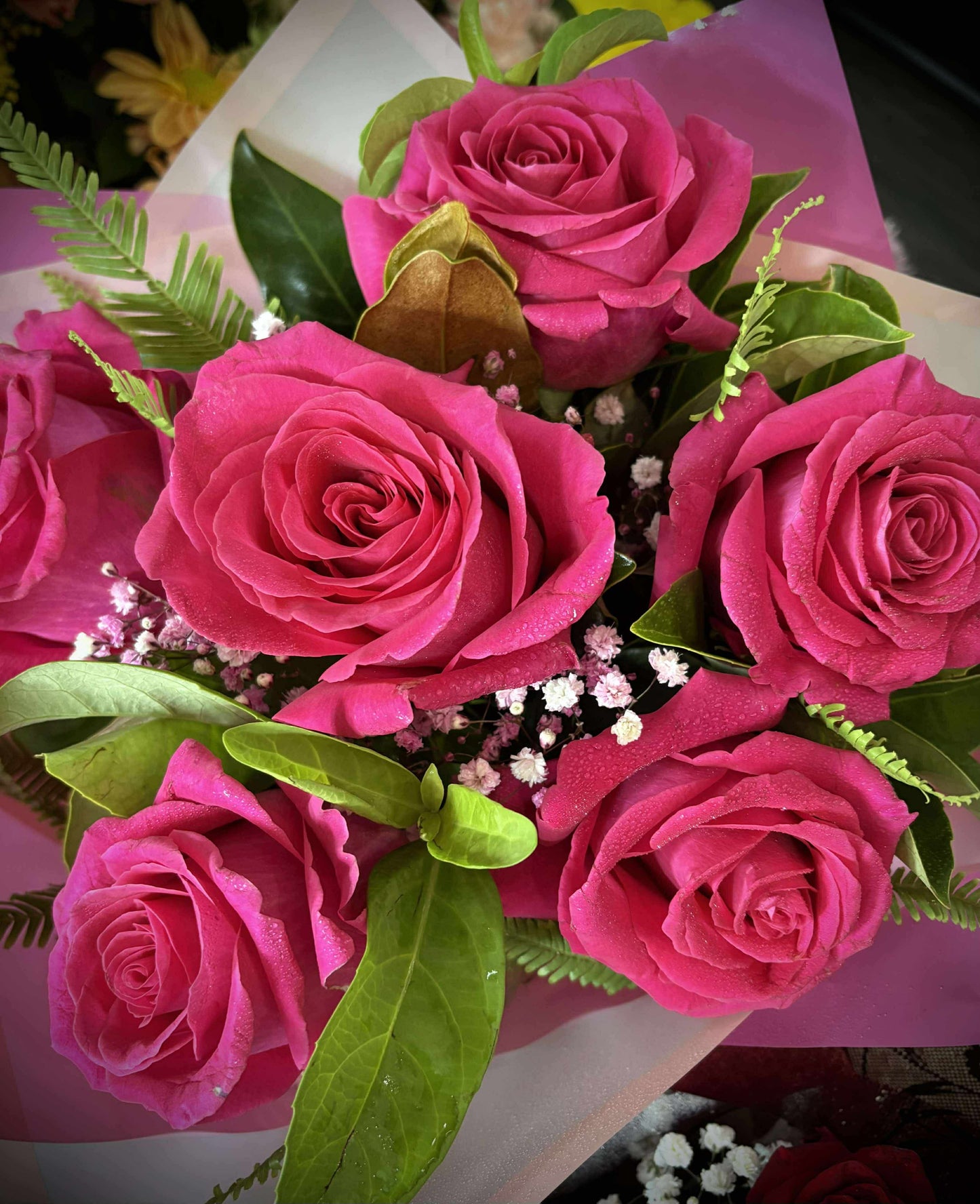 6 Roses bunch