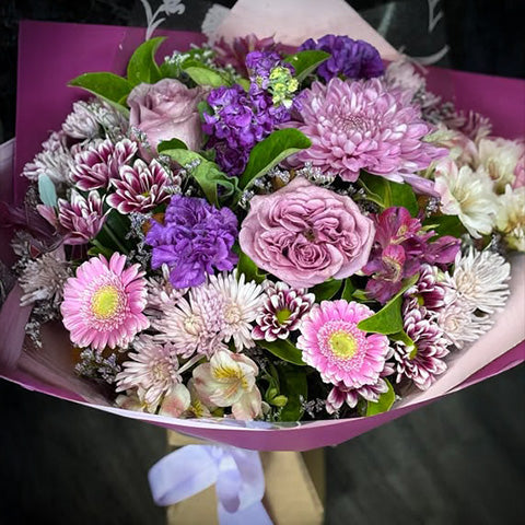 Mixed Flowers Cardboard Vase image 0